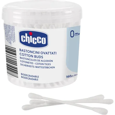 Chicco Hygiene cotons-tiges 0m+ 160 pcs – image 1