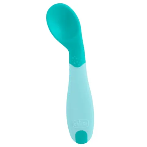 Chicco Primera Cuchara Azul 8m+ – imagen 1