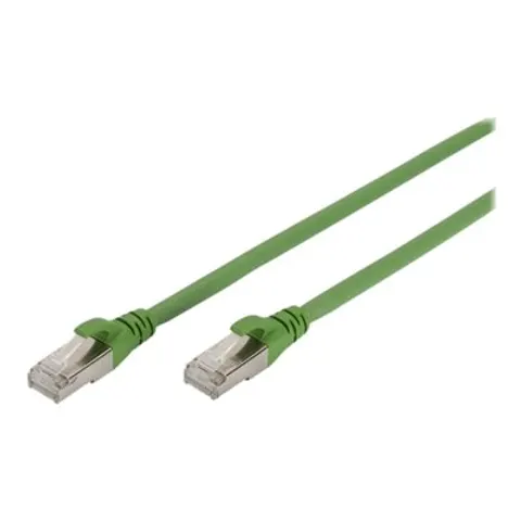 DIGITUS Patchkabel PUR, Kat. 6A, S/FTP, 10,0 m, grün – Bild 1