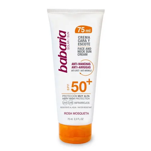 Babaria Fluido solare antimacchie Viso E Scolletto SPF50+ 75 ml – immagine 1