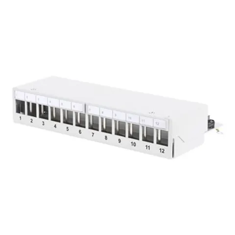 DIGITUS Desktop Modular Patch Panel, geschirmt, 12-Port – Bild 1