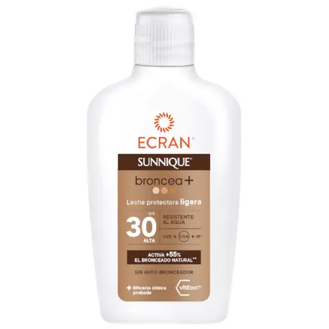 Ecran Sunnique Broncea+ Leche Protectora SPF30 200 ml – imagen 1