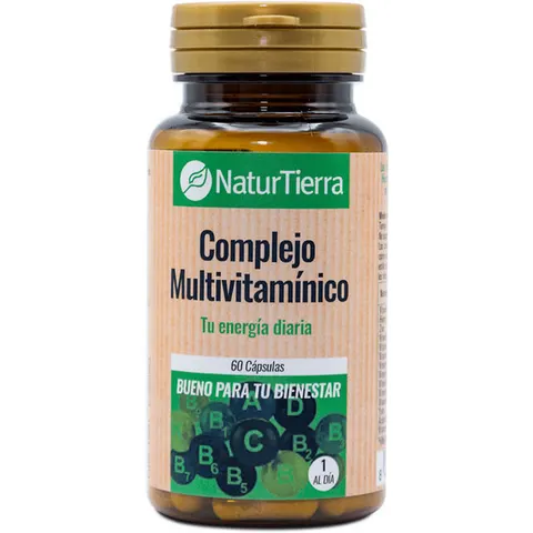 NaturTierra Complejo Multivitamínico 60caps – imagen 1