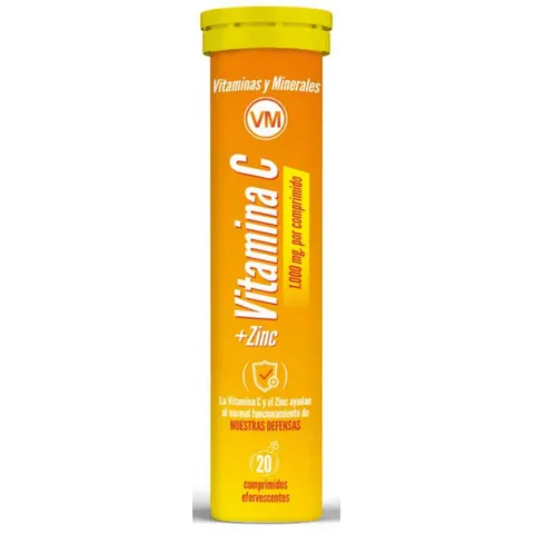 Ynsadiet vitamina c + zinc 20comp.eferv. – imagen 1
