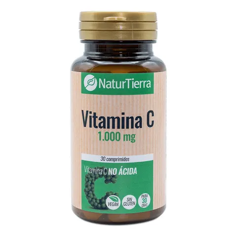 NaturTierra Vitamina C 30comps – imagen 1