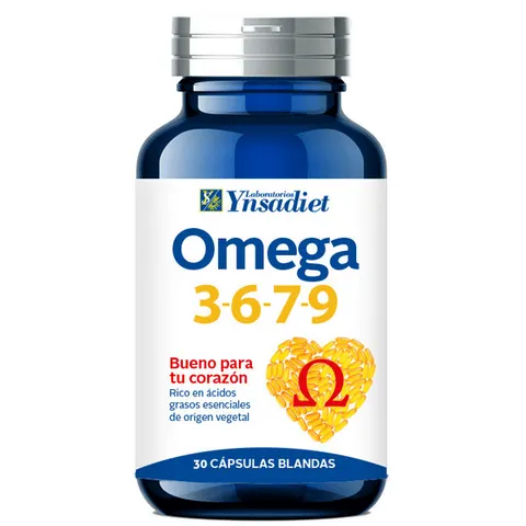 Ynsadiet Omega 3-6-7-9 30 Perlas – imagen 1