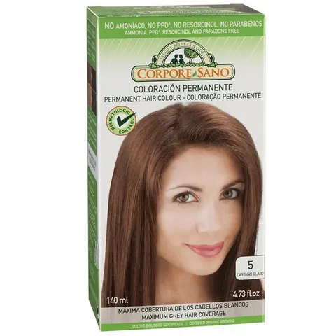 Corpore Sano Tinte 5 Castaño Claro 140ml – imagen 1