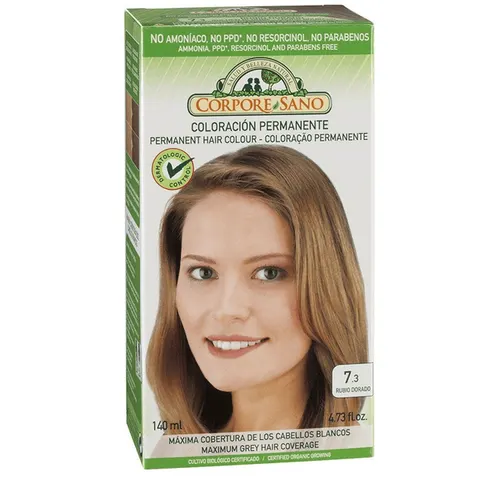 Corpore Sano Tinte 7.3 Rubio Dorado 140ml – imagen 1