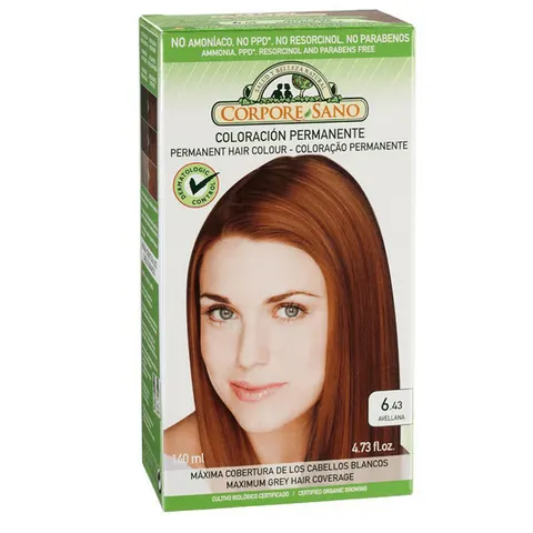 Corpore Sano Tinte 6.43 Avellana 140ml – imagen 1
