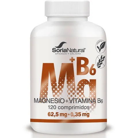 Soria Natural Magnesio + Vitamina B6 120comp – imagen 1