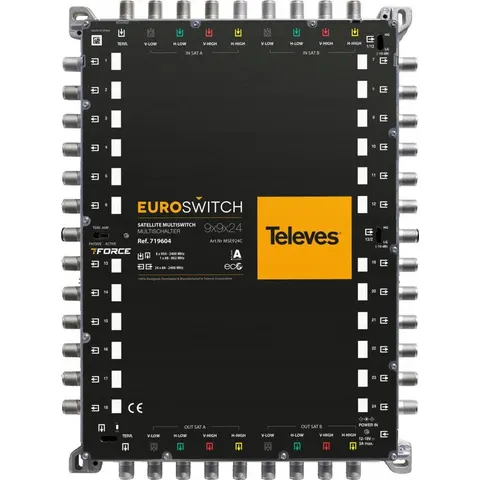 EuroSwitch Televes 9x9x24 ref. 719604 – zdjęcie 1