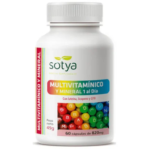 Sotya multivitaminico mineral 60cap. – imagen 1