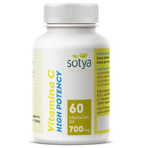 Sotya Vitamina C High Potency 700mg 60 cápsulas – imagen 1