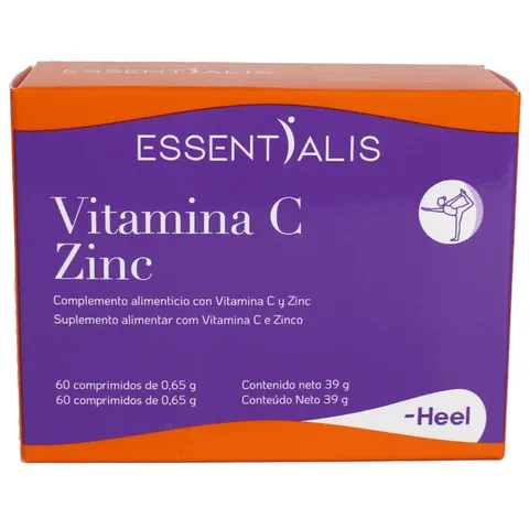 Essentialis Vitamina C Zinc 60 comp – imagen 1