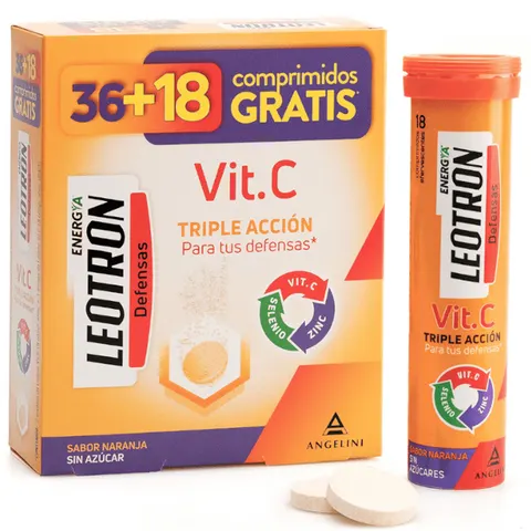 Leotron vit c 36comp.+18comp. de regalo – imagen 1
