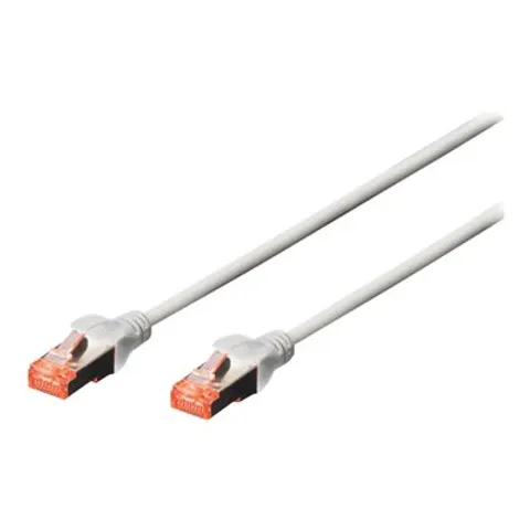 DIGITUS CAT 6 S/FTP Patchkabel, 5 Stück, 20m, grau – Bild 1