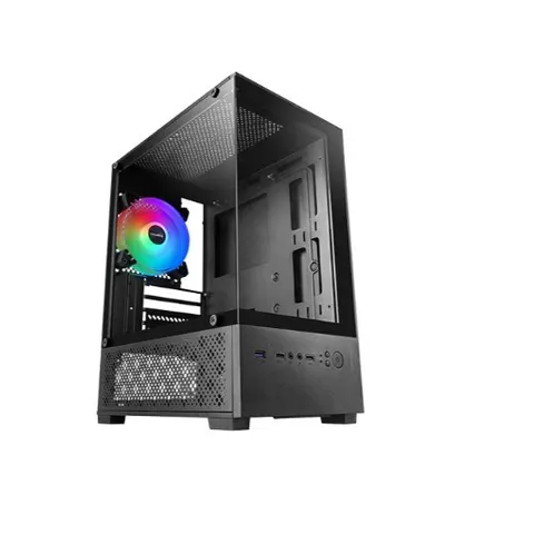 Minitorre Micro-ATX MC-SE2 (negra) - MARS-GAMING – imagen 1
