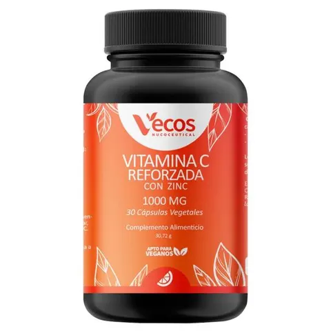 Vecos Nucoceutical Vitamina C 1000mg 30 Cápsulas – imagen 1