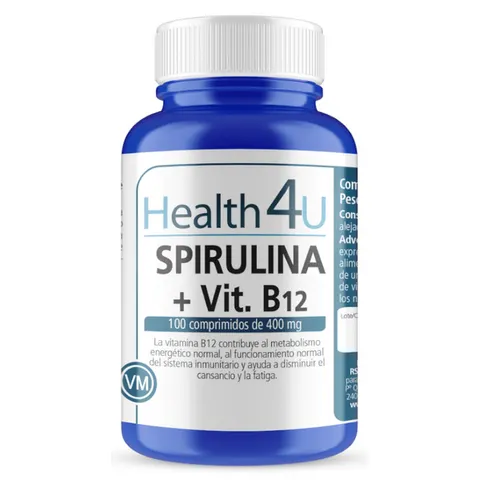 H4U Spirulina + Vitamina B12 100 Comprimidos – imagen 1