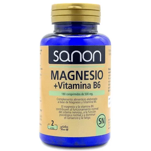 Sanon Magnesio + Vitamina B6 180comp – imagen 1