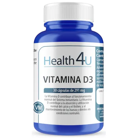 H4U Vitamina D3 30 Cápsulas – imagen 1