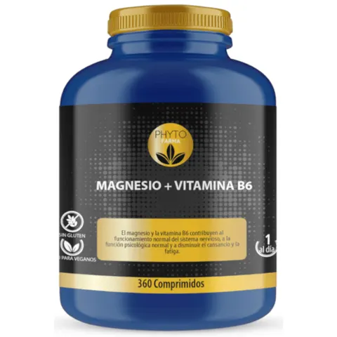 PHYTOFARMA Magnesio + Vitamina B6 360 comp – imagen 1