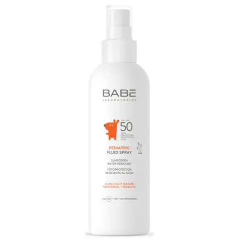Babe Pediatric Fluid Spray SPF50 200 ml – imagen 1