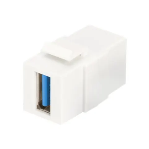 DIGITUS Keystone Modul USB 3.0 USB/A -> USB/A Bu/Bu – Bild 1