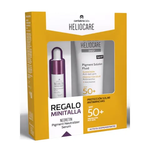 Cantabria Labs Heliocare 360° Fluid Pigment Solution SPF50+ set da 2 pezzi – immagine 1
