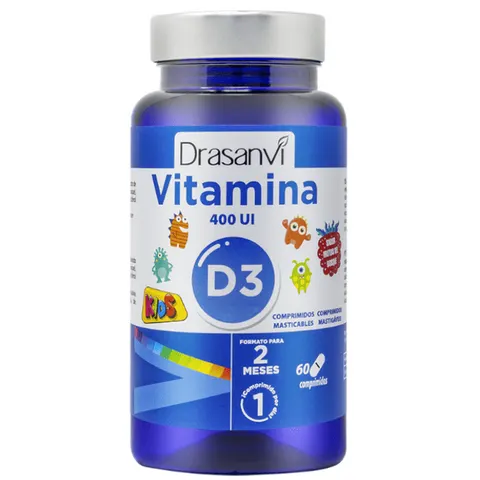 Drasanvi Vitamina D3 Infantil 60 Comps – imagen 1