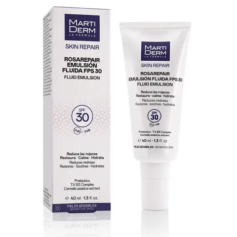 MartiDerm Rosarepair Emulsión Fluida SPF30 40ml – imagen 1
