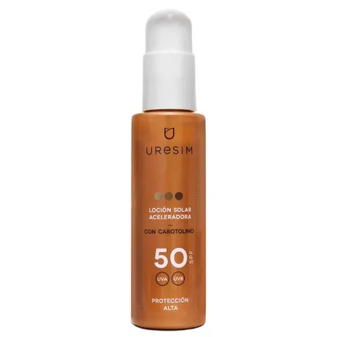 Uresim Loción Solar Aceleradora SPF50 100 ml – imagen 1