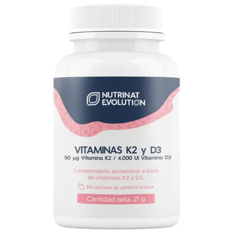Nutrinat evolution vitaminas k2 d3 30cap. – imagen 1