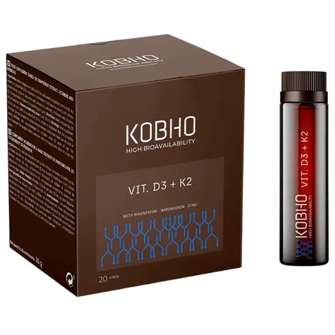 Kobho Vit D3 + K2 20 uds – imagen 1