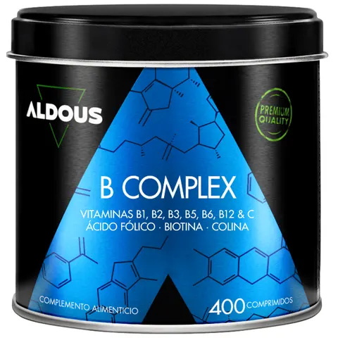Aldous Bio Vitamina B Complex + Vitamina C 400comp – imagen 1