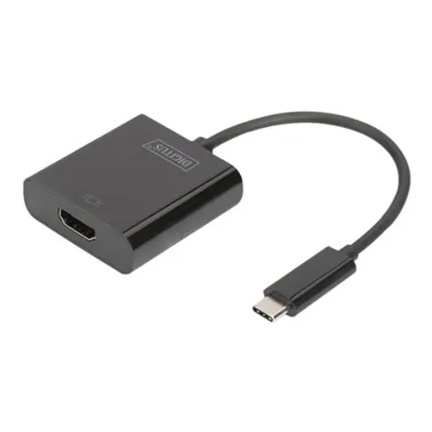 DIGITUS Adapter USB3.0/C -> HDMI 4K 19.5cm schwarz – Bild 1