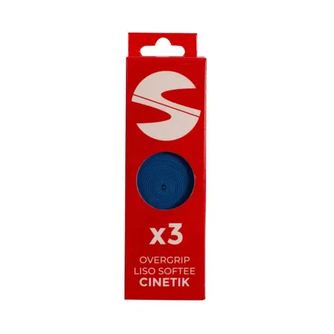 Pack 3 Overgrips Lisos Softee Cinetik Azul – imagen 1