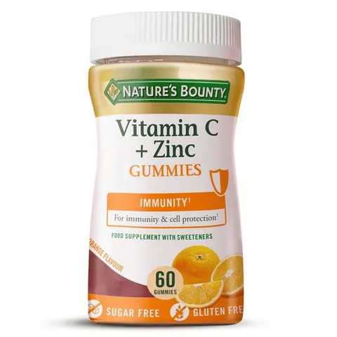 Nature's Bounty Vitamina C + Zinc 60 Gummies – imagen 1