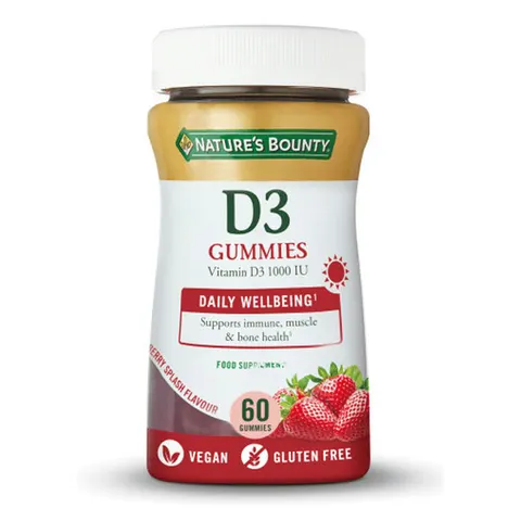 Nature's Bounty Vitamina D3 60 Gummies – imagen 1