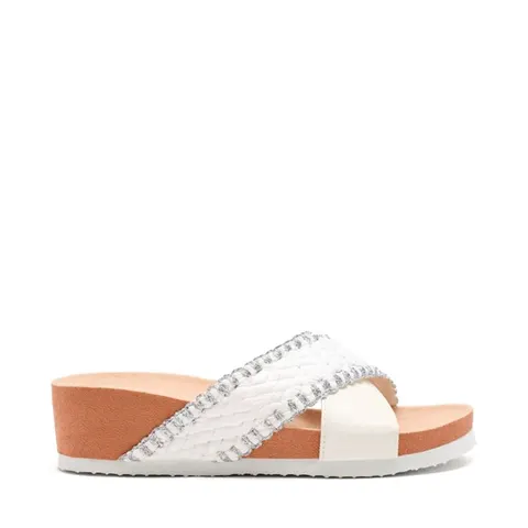 Gioseppo SANDALIAS TRENZADO CUÑA OMA - 41 Blanco- Ref. – Blanco 41 – imagen 1