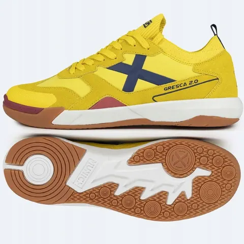 Munich gresca 20 botas fútbol sala Amarillo (40) – imagen 1