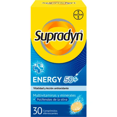 Supradyn Energy 50+ 30 Effervescent Tablets – image 1