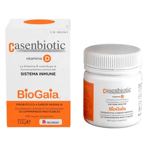Casenbiotic Vitamina D 30 Comprimidos Masticables – imagen 1