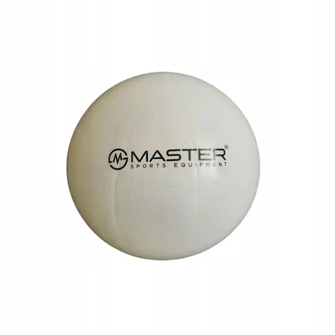 Piłka gimnastyczna Master 26 cm biała – zdjęcie 1