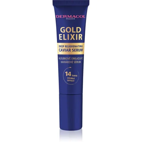 Dermacol Gold Elixir deep repairing serum with caviar 12 ml – image 1
