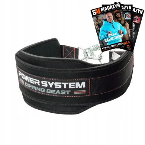 Power System Pas Dipping Beast Black/red – zdjęcie 1