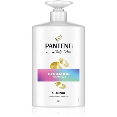 Pantene Pro-V Active Nutri Plex Hydration Recharge shampoo nutriente per rigenerare e rinforzare i capelli 1000 ml – immagine 1