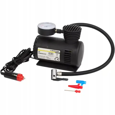 DUNLOP luchtcompressor - 12 V - Luchtpomp – afbeelding 1