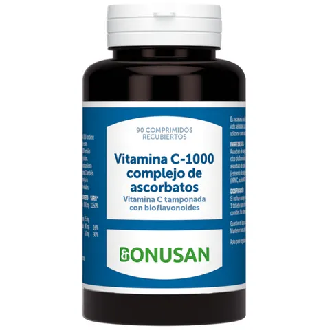 Bonusan Vitamina C 1000 mg Ascorb 90 comp. – imagen 1