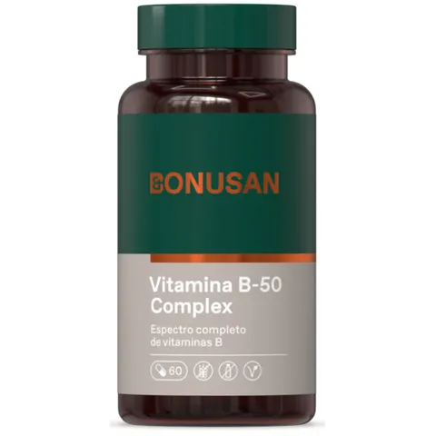 Bonusan Vitamina B-50 Complejo 60caps – imagen 1